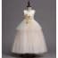 Ivy 3D Floral Lace Embroidery Girls Princess Wedding Dress