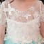 Jamie Floral Lace Short Sleeve Girls Wedding Princess Dress