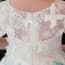 Jamie Floral Lace Short Sleeve Girls Wedding Princess Dress