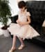 Kalia Floral Lace Stand Collar Girls Wedding Princess Dress