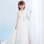 Maire Lace with Rhinestones Long Sleeve Girls Wedding Princess Dress