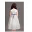 Marianna Floral Embroidery Ruffle Girls Wedding Princess Dress