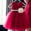 Mary Tulle with Pleats Sleeveless Girls Wedding Princess Tutu Dress