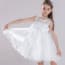 Olympia Sleeveless Crochet with Bow-knot Girls Princess Wedding Dress