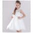Olympia Sleeveless Crochet with Bow-knot Girls Princess Wedding Dress