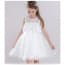 Olympia Sleeveless Crochet with Bow-knot Girls Princess Wedding Dress