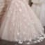 Oona 3D Butterfly with Lace Girls Wedding Princess Tutu Dress