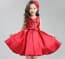 Orla Floral Embroidery Sleeveless Girls Wedding Princess Dress