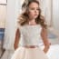 Orlaith Floral with Sequin Girls Wedding Princess Dress