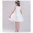 Perla Floral Lace Sleeveless Girls Princess Wedding Dress