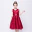 Petra Floral Lace V Neck Girls Princess Wedding Dress