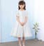 Phoenix Short Sleeve with Bow-knot Girls Wedding Princess Dress
