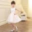 Sylvia Floral Beadings Sleeveless Girls Princess Wedding Dress
