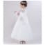 Tammy Lace Cloak with Tassel Sleeveless Girls Princess Wedding Dress