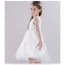 Taryn Floral Lace V Neck Sleeveless Girls Princess Wedding Dress