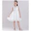 Taryn Floral Lace V Neck Sleeveless Girls Princess Wedding Dress