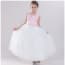 Xandra Floral Crochet Sleeveless Girls Princess Wedding Dress