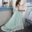 Ysabel Floral Lace 3D Butterfly Girls Wedding Princess Dress