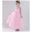 Zita Floral Lace Sleeveless Girls Princess Wedding Dress
