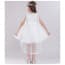 Ziva Floral Embroidery with Pearl Sleeveless Girls Princess Wedding Dress
