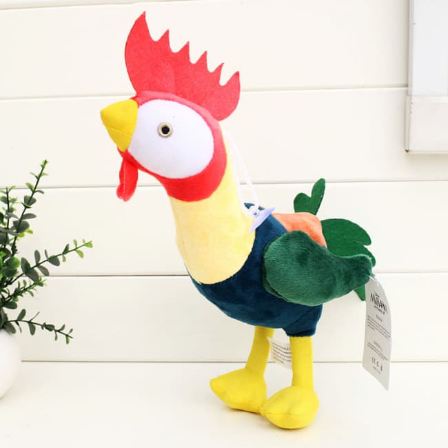 Disney Moana Chicken Hei Hei Plush Doll 20cm 8 Inches Princess Dress World Press hei hei's left wing to hear fun clucking noises and watch him dance his way into your heart! princess dress world