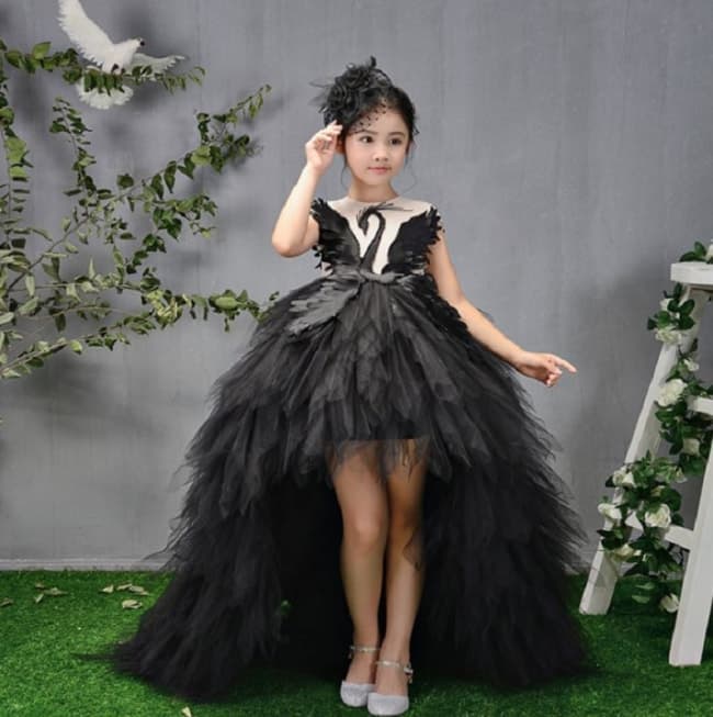 Jania Black Swan Wedding Princess Dress | Princess
