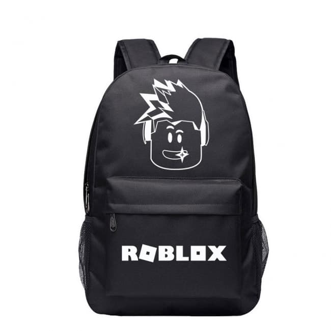 Roblox Standard Face Black Rucksack Backpack Schoolbag Princess Dress World - roblox black and white dress