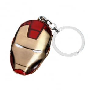 Iron Man Mask Metal Keychain