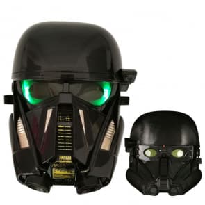 Star Wars Kids Shadow Black Stormtrooper Half Helmet Light Up