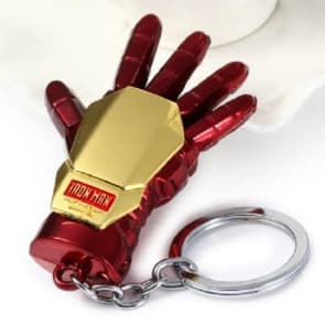 Iron Man Glove Metal Keychain