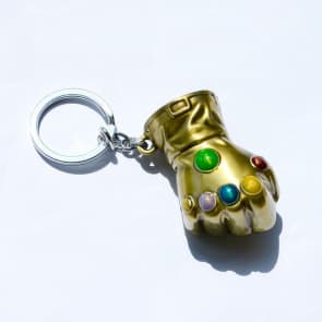 Thanos Infinity War Gauntlet Metal Keychain