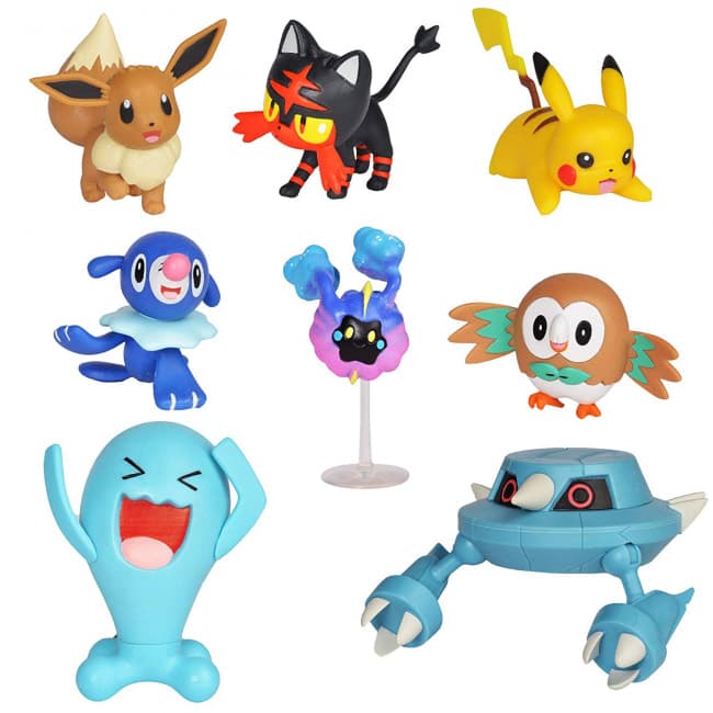 Pokemon Action Figure Mega Battle Pack Rowlet Popplio Litten ...